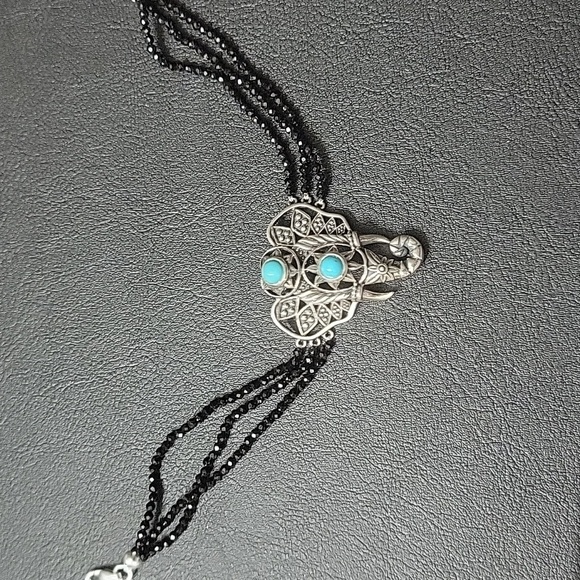 ELEPHANT STERLING N GEMSTONE BRACELET NWOT - Picture 2 of 8